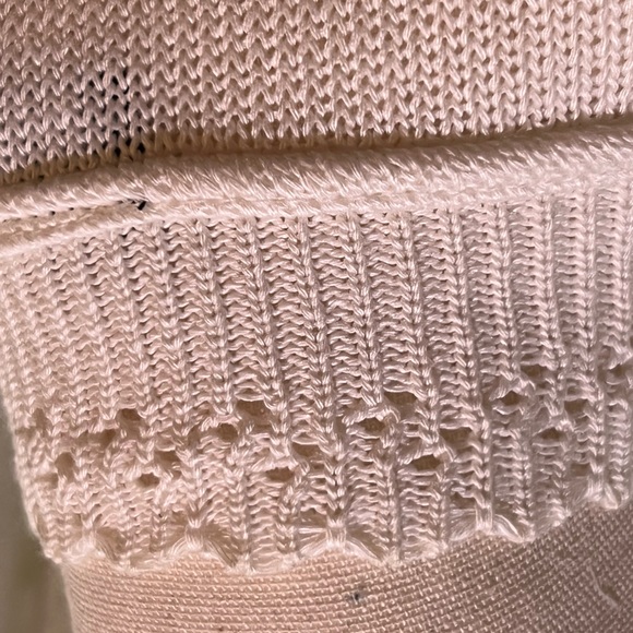 Perceptions White Medium Crocheted Cardigan - Picture 5 of 9